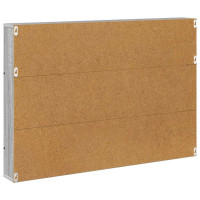 Produktbild för Tidningshylla 2 pcs Grå Sonoma 100 x 12 x 70 cm Konstruerat trä