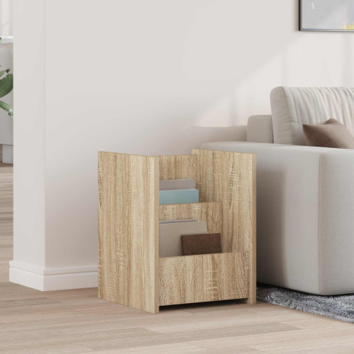 vidaXL Tidningshylla Sonoma-ek 35 x 35 x 45 cm Konstruerat trä