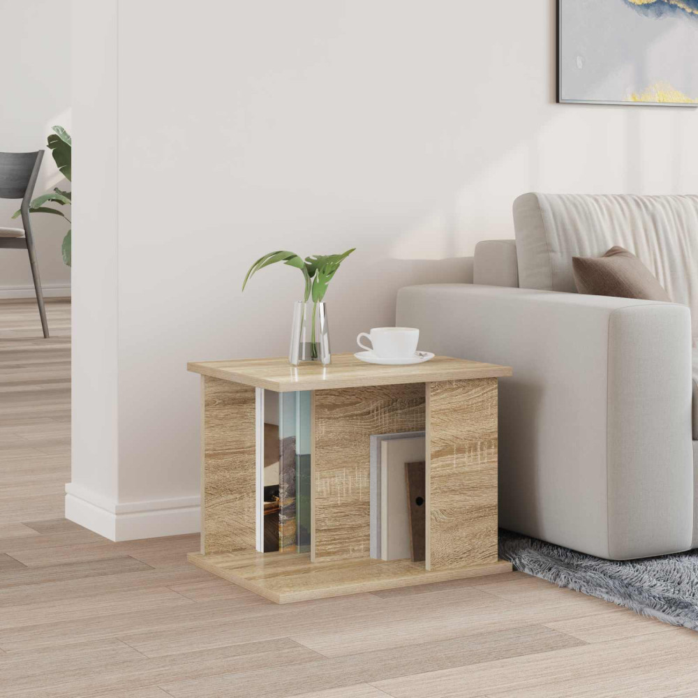 Produktbild för Tidningshylla Sonoma-ek 35 x 35 x 45 cm Konstruerat trä