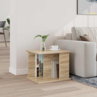 Produktbild för Tidningshylla Sonoma-ek 35 x 35 x 45 cm Konstruerat trä