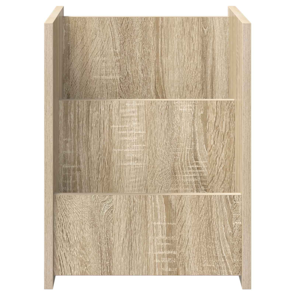 Produktbild för Tidningshylla Sonoma-ek 35 x 35 x 45 cm Konstruerat trä
