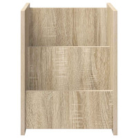 Produktbild för Tidningshylla Sonoma-ek 35 x 35 x 45 cm Konstruerat trä