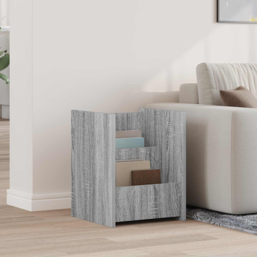 vidaXL Tidningshylla Grå Sonoma 35 x 35 x 45 cm Konstruerat trä