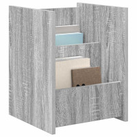Produktbild för Tidningshylla Grå Sonoma 35 x 35 x 45 cm Konstruerat trä