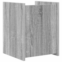 Produktbild för Tidningshylla Grå Sonoma 35 x 35 x 45 cm Konstruerat trä