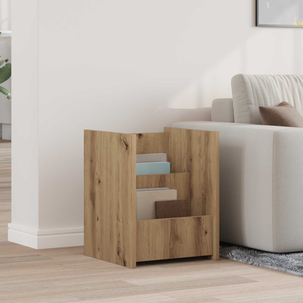 Produktbild för Tidningshylla Artisan Ek 35 x 35 x 45 cm Konstruerat trä