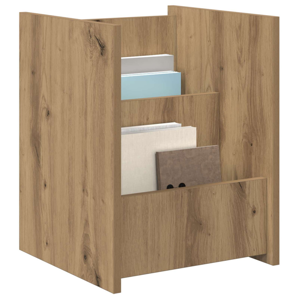 Produktbild för Tidningshylla Artisan Ek 35 x 35 x 45 cm Konstruerat trä