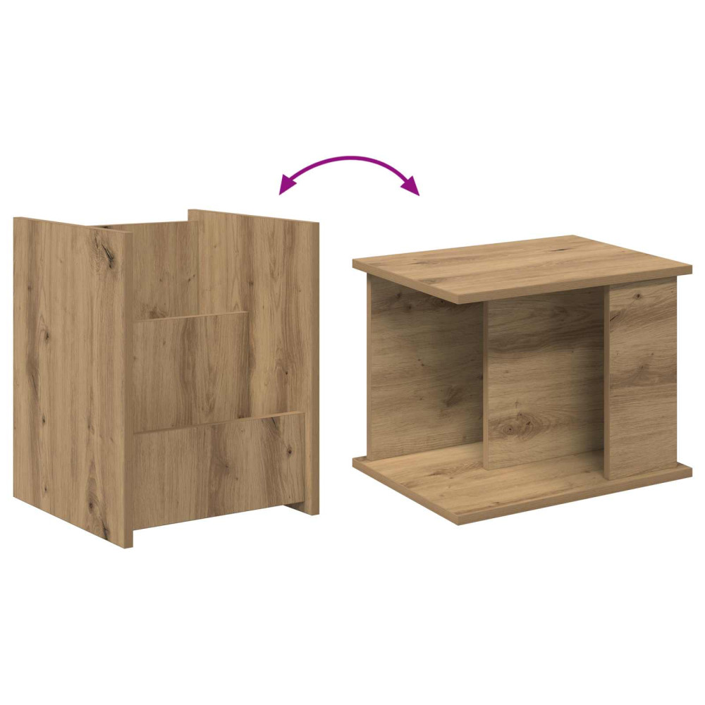 Produktbild för Tidningshylla Artisan Ek 35 x 35 x 45 cm Konstruerat trä
