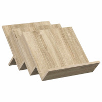 Produktbild för Tidningshylla Sonoma-ek 53 x 40 x 28,5 cm Konstruerat trä