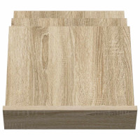 Produktbild för Tidningshylla Sonoma-ek 53 x 40 x 28,5 cm Konstruerat trä