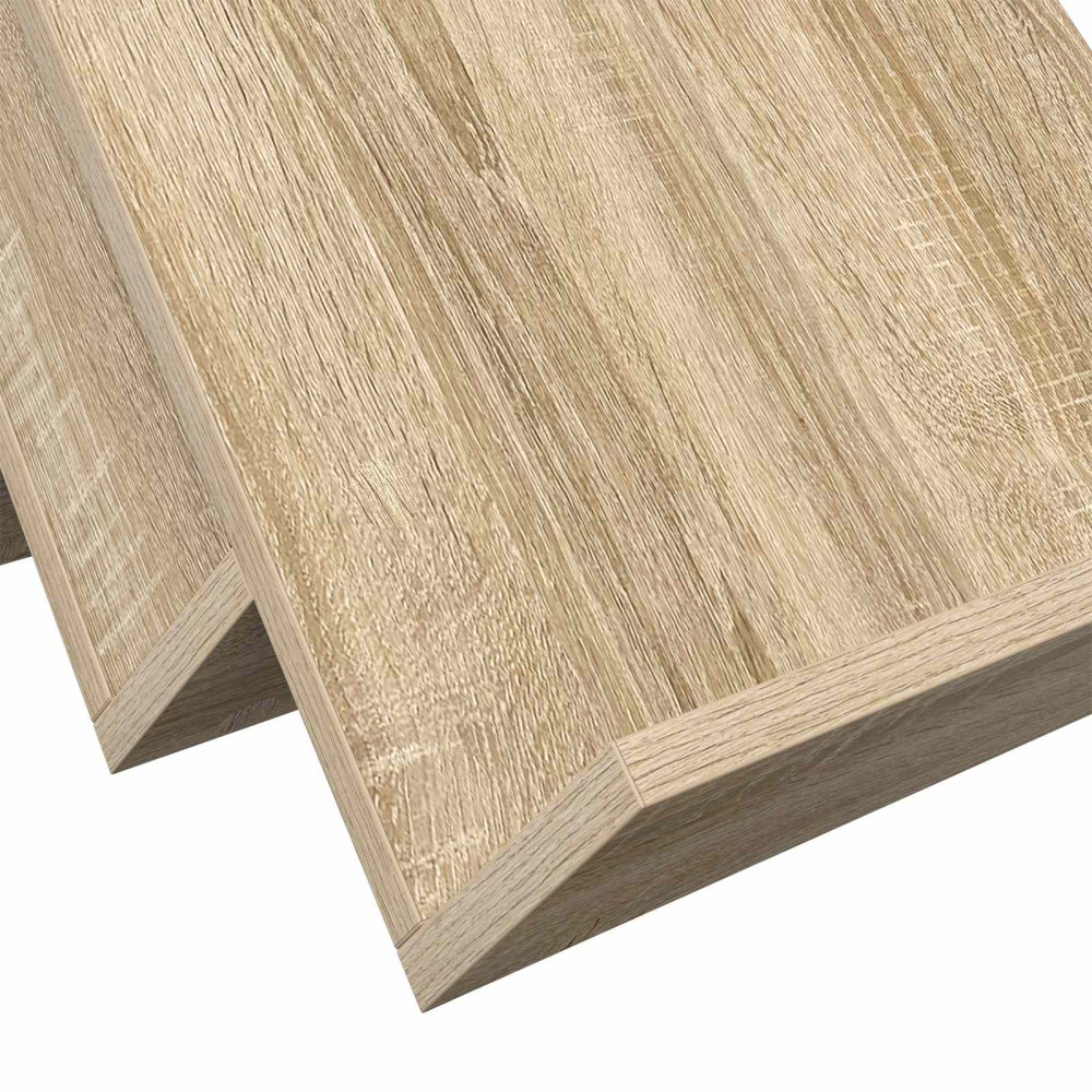Produktbild för Tidningshylla Sonoma-ek 53 x 40 x 28,5 cm Konstruerat trä