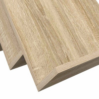Produktbild för Tidningshylla Sonoma-ek 53 x 40 x 28,5 cm Konstruerat trä