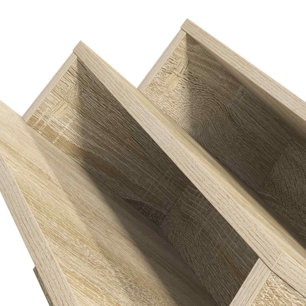 Produktbild för Tidningshylla Sonoma-ek 53 x 40 x 28,5 cm Konstruerat trä