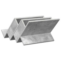 Produktbild för Tidningshylla Betonggrå 53 x 40 x 28,5 cm Konstruerat trä