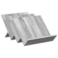 Produktbild för Tidningshylla Grå Sonoma 53 x 40 x 28,5 cm Konstruerat trä