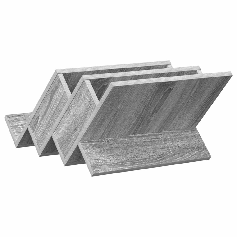 Produktbild för Tidningshylla Grå Sonoma 53 x 40 x 28,5 cm Konstruerat trä