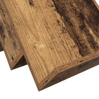 Produktbild för Tidningshylla Gammalt trä 53 x 40 x 28,5 cm Konstruerat trä