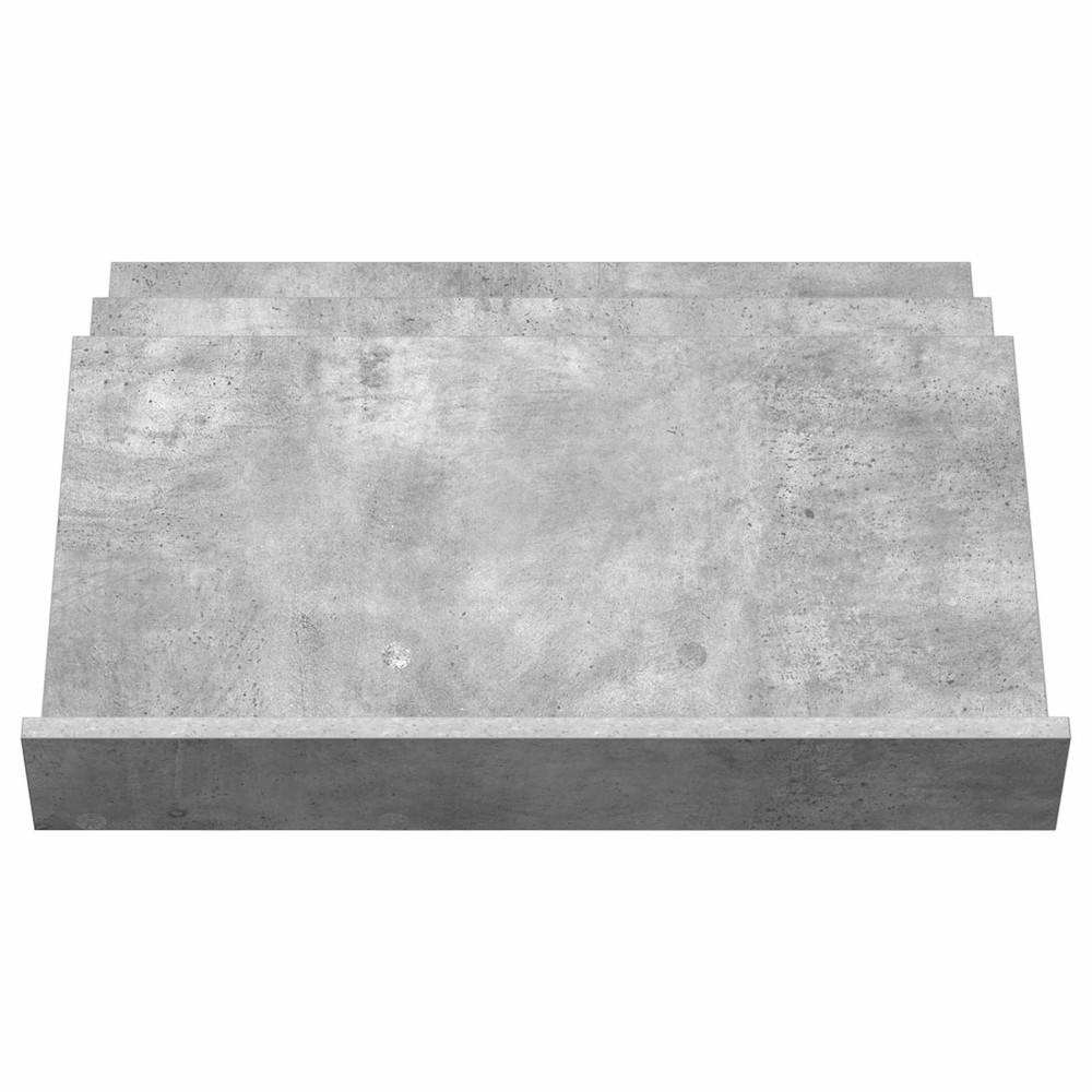 Produktbild för Tidningshylla Betonggrå 65 x 53 x 28,5 cm Konstruerat trä