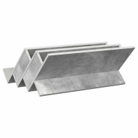 Produktbild för Tidningshylla Betonggrå 65 x 53 x 28,5 cm Konstruerat trä