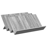 Produktbild för Tidningshylla Grå Sonoma 65 x 53 x 28,5 cm Konstruerat trä