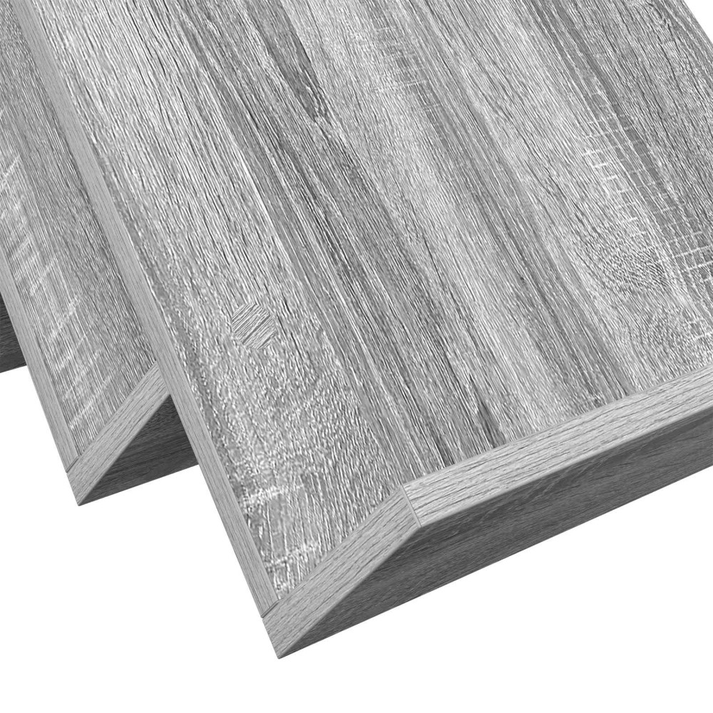 Produktbild för Tidningshylla Grå Sonoma 65 x 53 x 28,5 cm Konstruerat trä