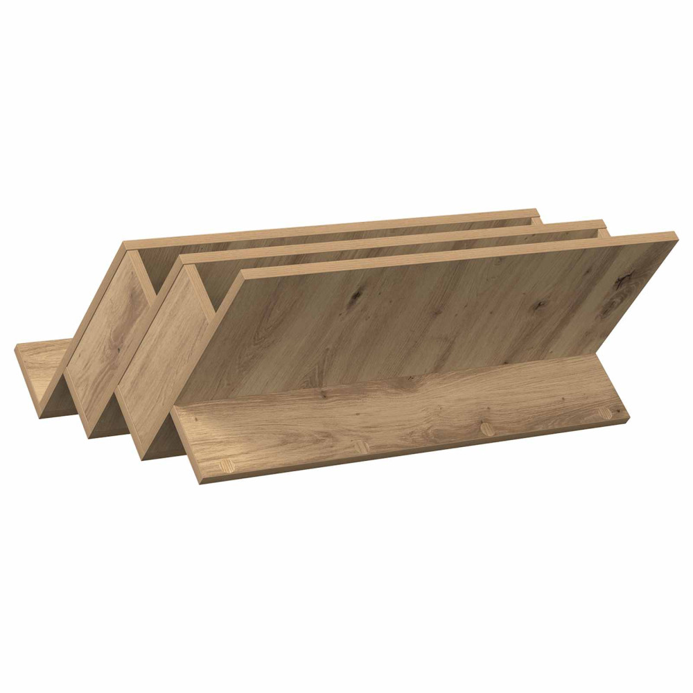 Produktbild för Tidningshylla Artisan Ek 65 x 53 x 28,5 cm Konstruerat trä