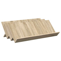 Produktbild för Tidningshylla Sonoma-ek 90 x 53 x 28,5 cm Konstruerat trä