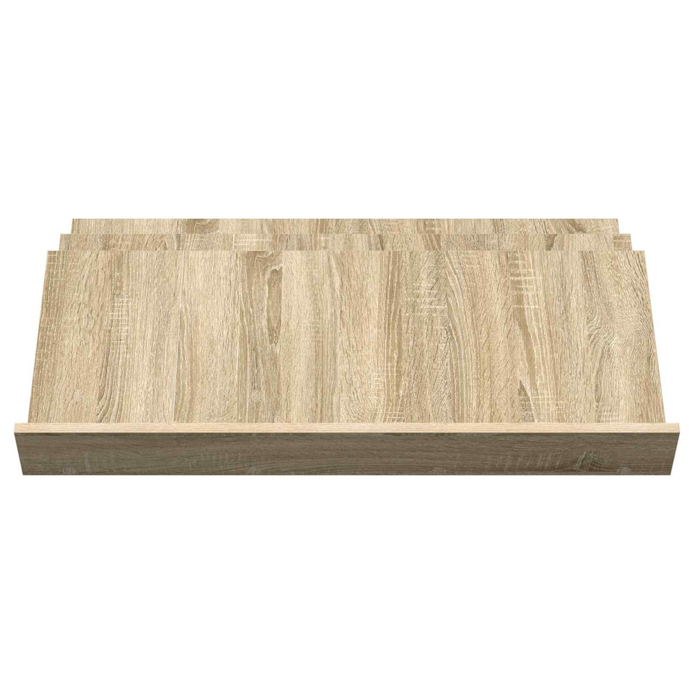 Produktbild för Tidningshylla Sonoma-ek 90 x 53 x 28,5 cm Konstruerat trä