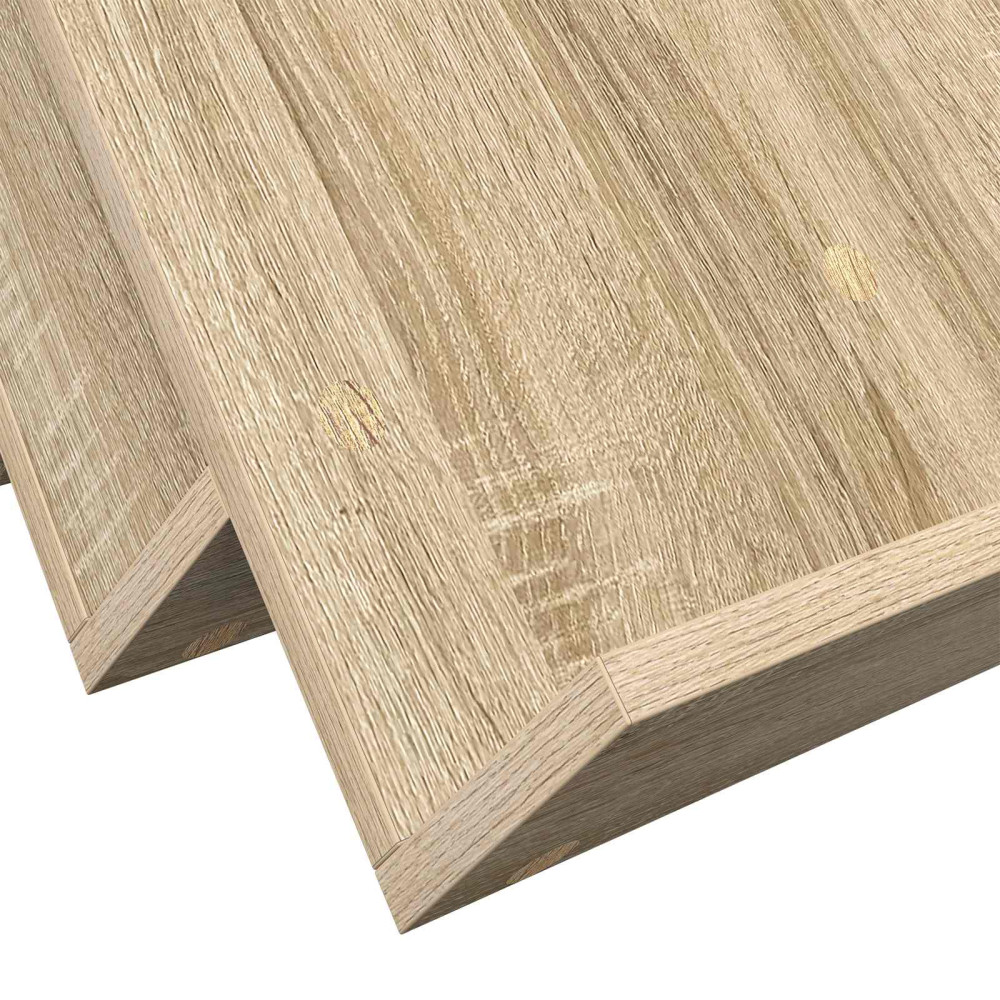 Produktbild för Tidningshylla Sonoma-ek 90 x 53 x 28,5 cm Konstruerat trä