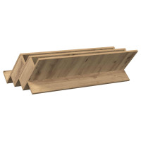 Produktbild för Tidningshylla Artisan Ek 90 x 53 x 28,5 cm Konstruerat trä