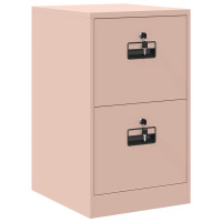 Produktbild för Arkivkåp med låda Rosa 44 x 50 x 74,5 cm Kallvalsat Stål