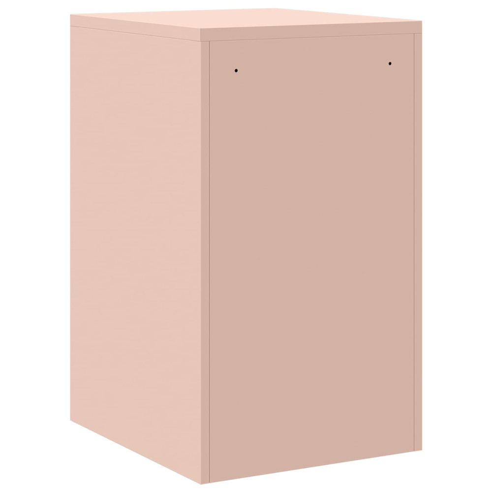 Produktbild för Arkivkåp med låda Rosa 44 x 50 x 74,5 cm Kallvalsat Stål