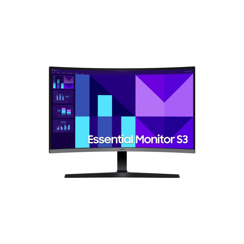 Produktbild för Samsung Essential S3 S27D390GAU - S39GD Series - LED-skärm - böjd - Full HD (1080p) - 27"