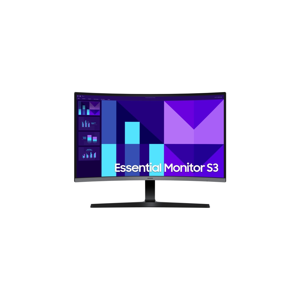 Produktbild för Samsung Essential S3 S27D390GAU - S39GD Series - LED-skärm - böjd - Full HD (1080p) - 27"