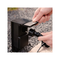 Produktbild för Hombli HBPK-0100, Golvbelysning för utomhusbruk, Svart, Gjut...