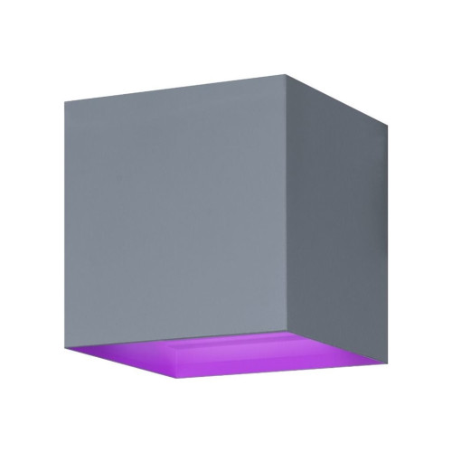 Hombli Hombli Smart Wall Light - vägglampa - LED - 6 W - varmt till kallt vitt ljus - 2700-6500 K - kub - grå
