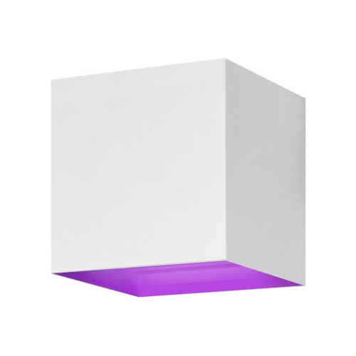 Hombli Hombli Smart Wall Light - vägglampa - LED - 6 W - varmt till kallt vitt ljus - 2700-6500 K - kub - vit