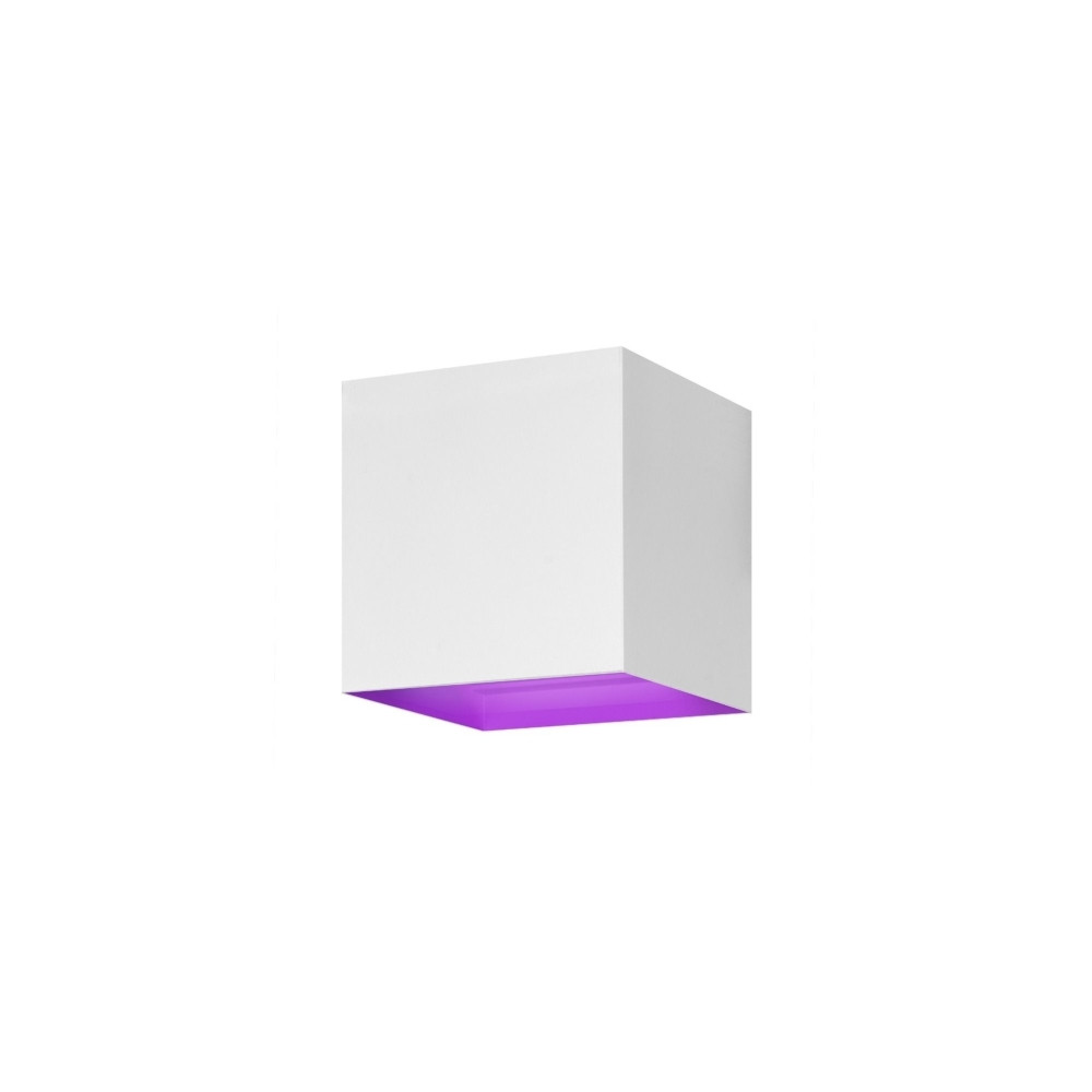Produktbild för Hombli Smart Wall Light - vägglampa - LED - 6 W - varmt till kallt vitt ljus - 2700-6500 K - kub - vit