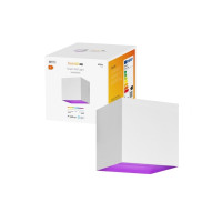 Produktbild för Hombli Smart Wall Light - vägglampa - LED - 6 W - varmt till kallt vitt ljus - 2700-6500 K - kub - vit