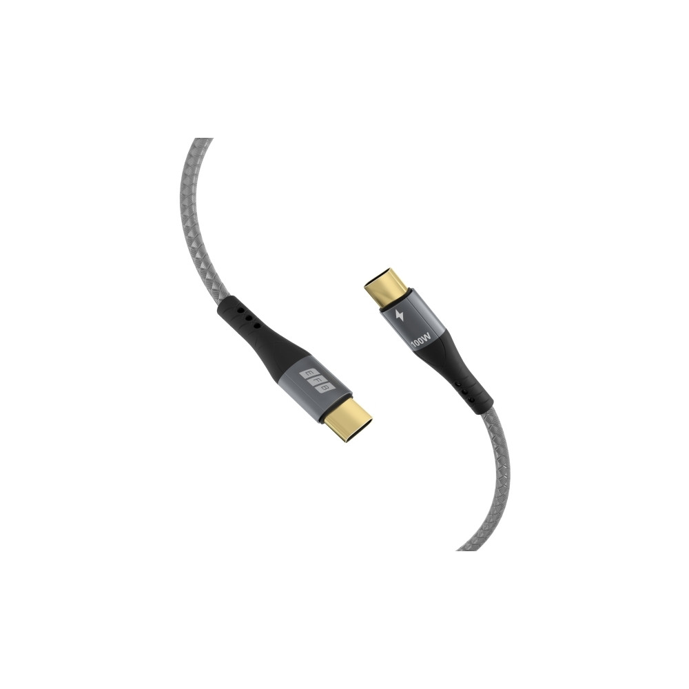 Produktbild för EFB Elektronik USB-CC-00006, 2 m, USB C, USB C, USB 2.0, 0,4...