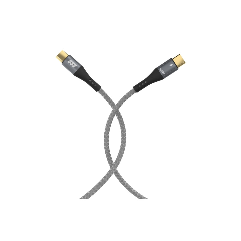 Produktbild för EFB Elektronik USB-CC-00006, 2 m, USB C, USB C, USB 2.0, 0,4...