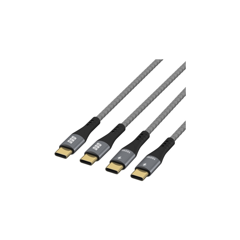 Produktbild för EFB Elektronik USB-CC-00006, 2 m, USB C, USB C, USB 2.0, 0,4...