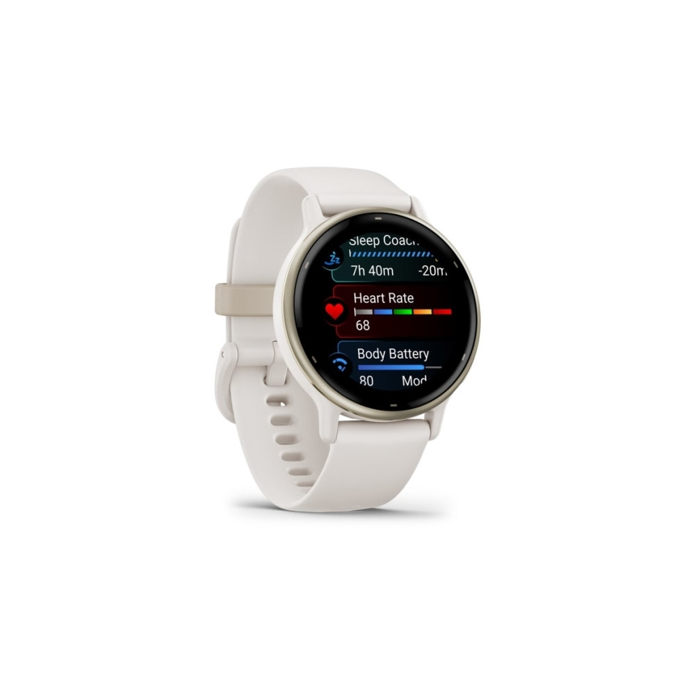 Produktbild för Garmin vívoactive 5 - elfenben - smart klocka med band - 4 GB