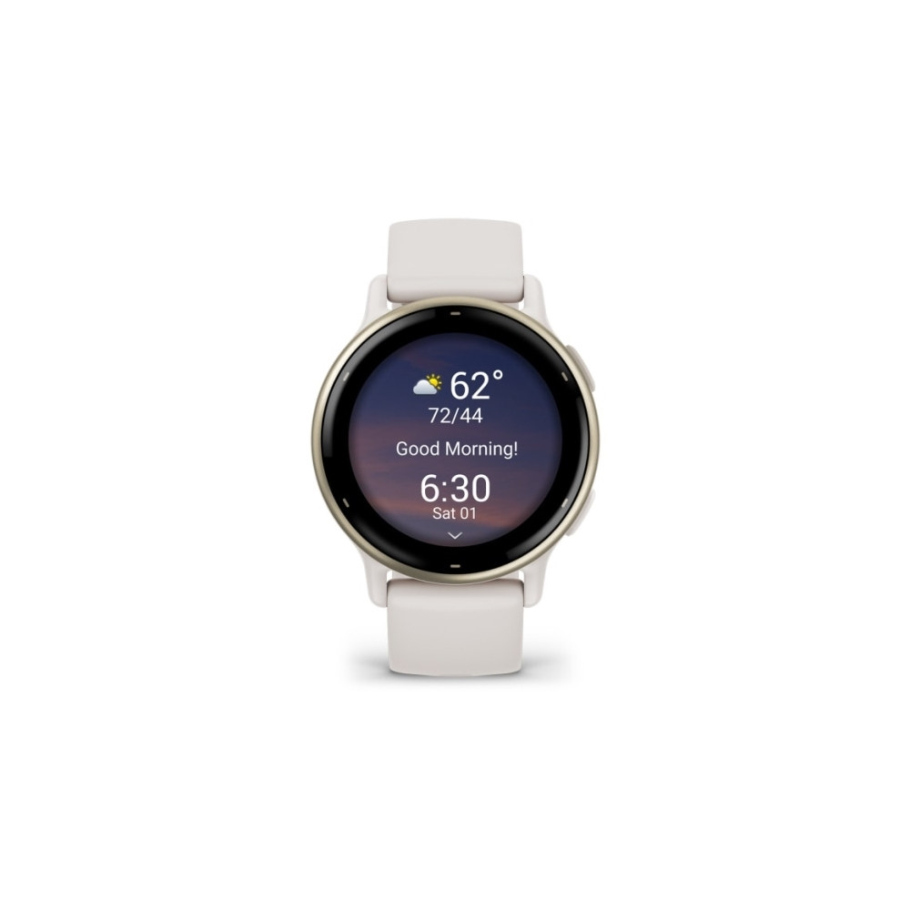 Produktbild för Garmin vívoactive 5 - elfenben - smart klocka med band - 4 GB