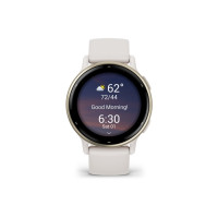 Produktbild för Garmin vívoactive 5 - elfenben - smart klocka med band - 4 GB