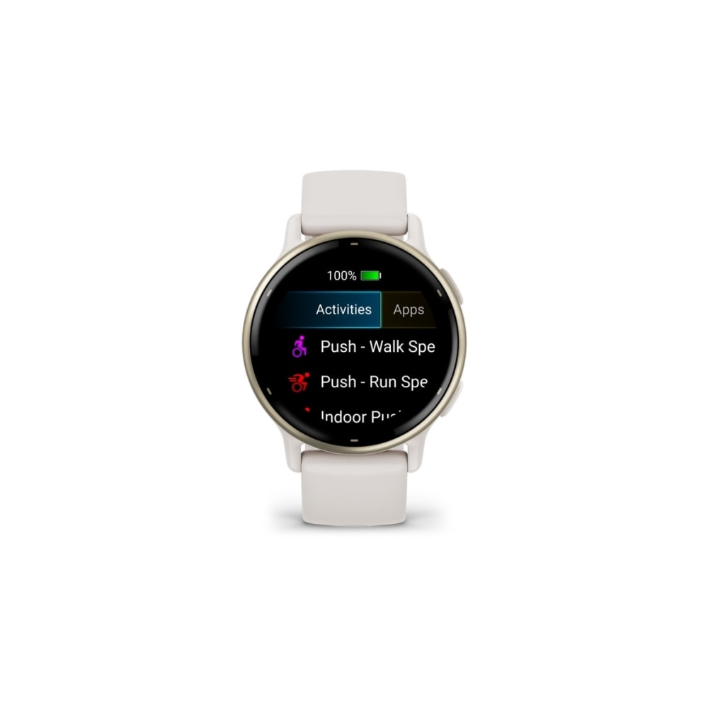 Produktbild för Garmin vívoactive 5 - elfenben - smart klocka med band - 4 GB