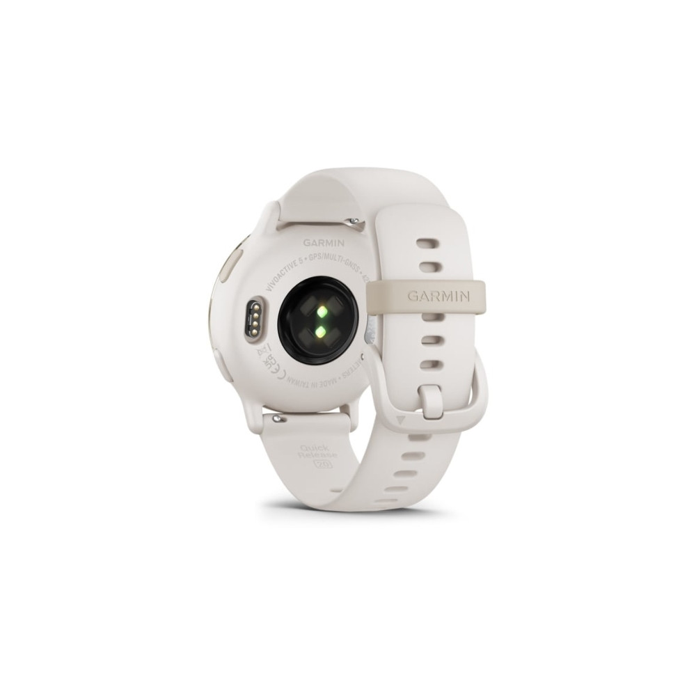 Produktbild för Garmin vívoactive 5 - elfenben - smart klocka med band - 4 GB