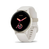Produktbild för Garmin vívoactive 5 - elfenben - smart klocka med band - 4 GB