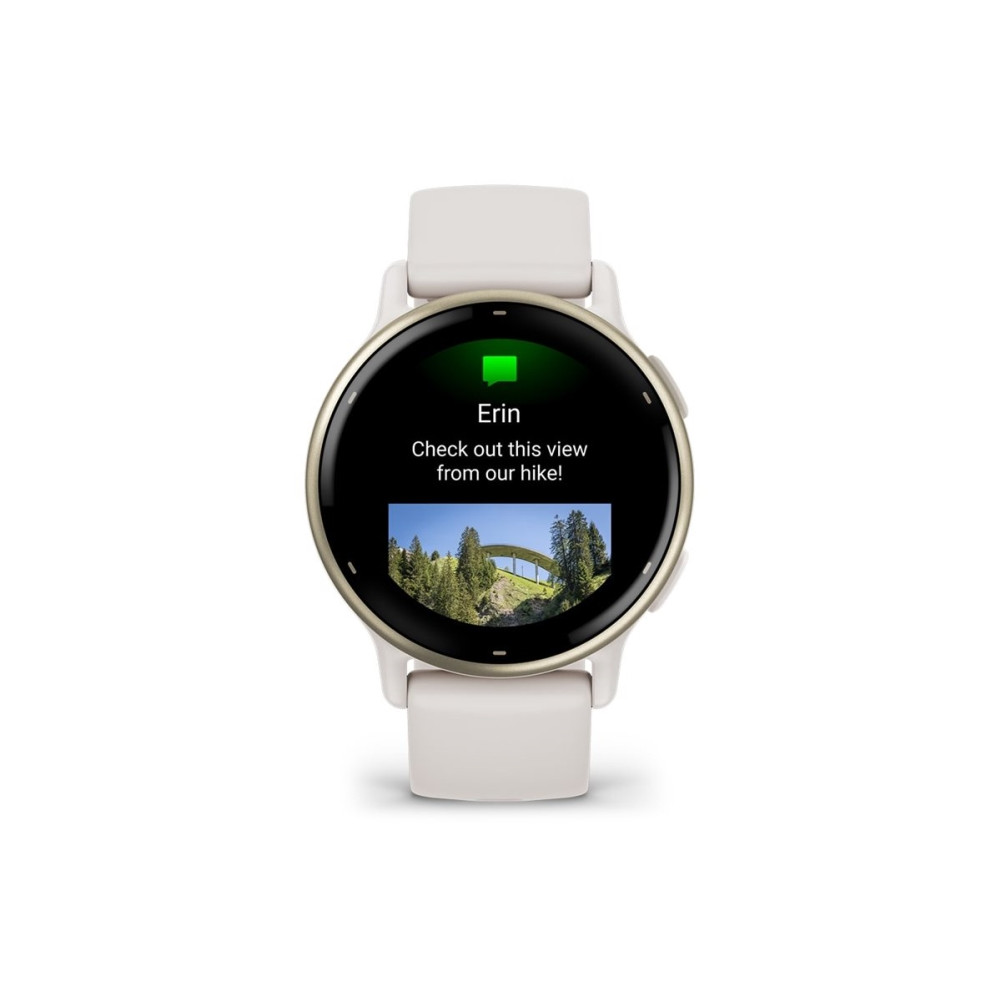 Produktbild för Garmin vívoactive 5 - elfenben - smart klocka med band - 4 GB