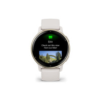 Produktbild för Garmin vívoactive 5 - elfenben - smart klocka med band - 4 GB